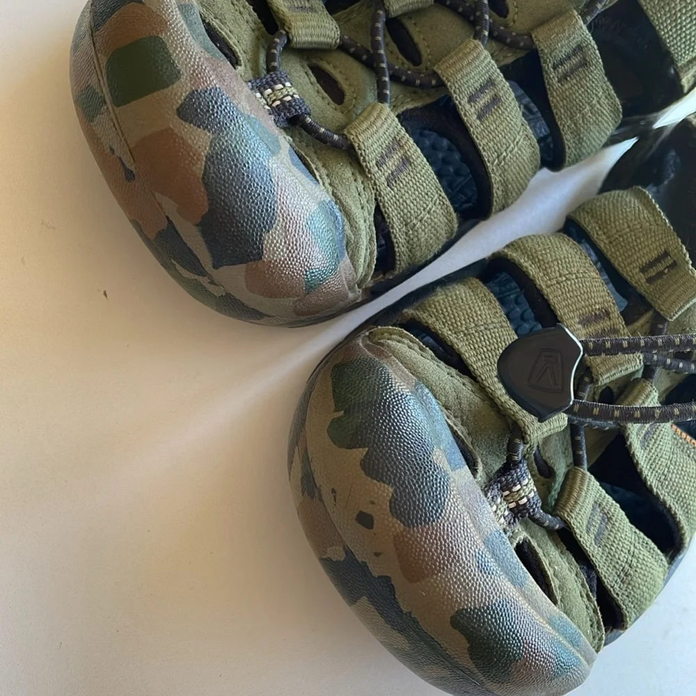 Keen Kids Olive Green Camo Sandals